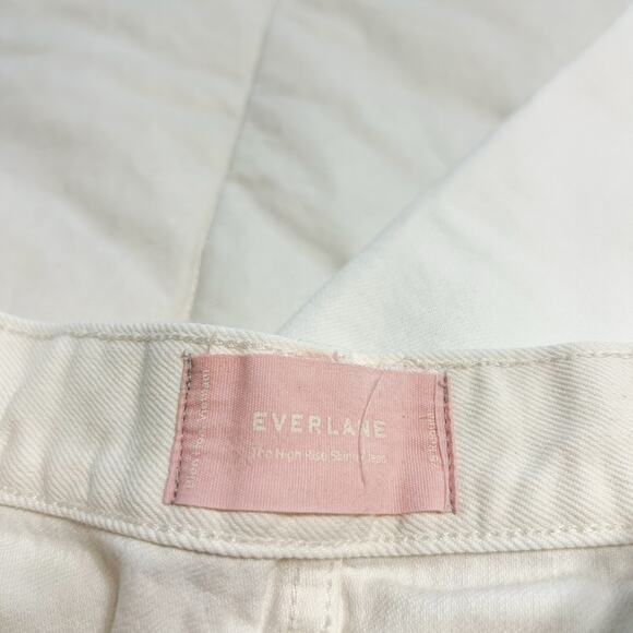 Everlane The High Rise Skinny Jeans White Denim Pants Women’s Size 25 Regular - Picture 3 of 9